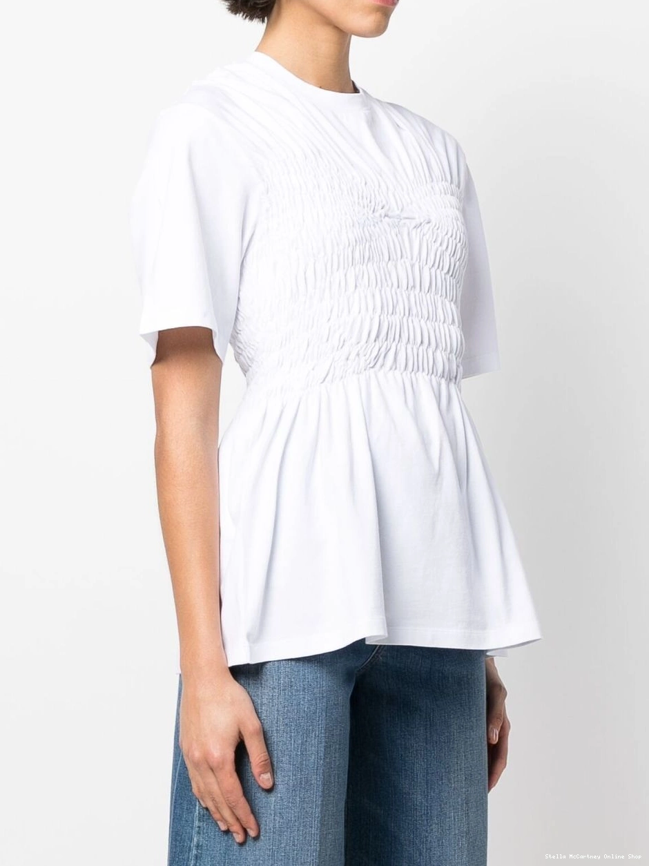 Cheap cotton T-shirt McCartney Stella Women smocked 0728